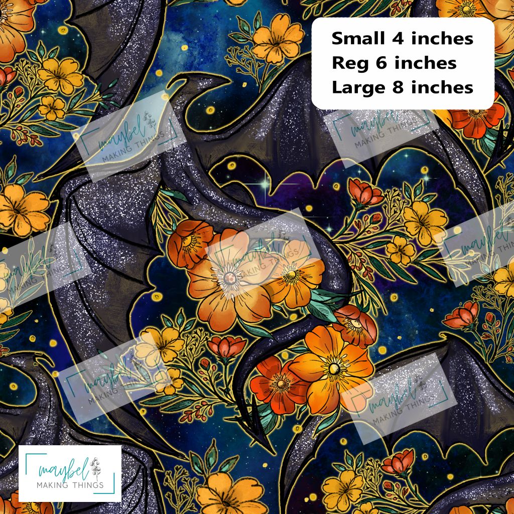 Black Dragon Orange Floral - Pre-Order Round 3 March 2026