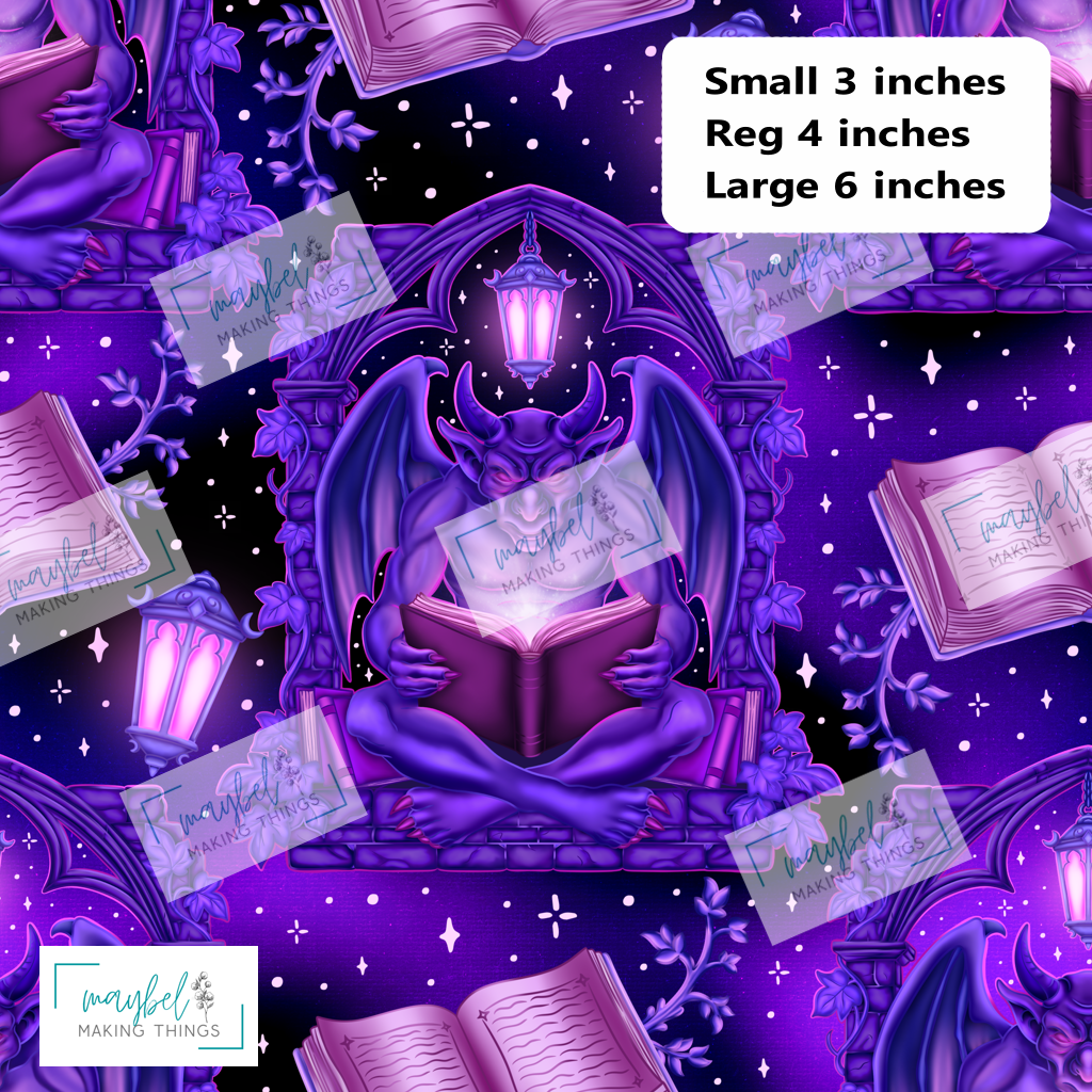 Gargoyles Grimoire REGULAR - Cotton Canvas 1m Retail