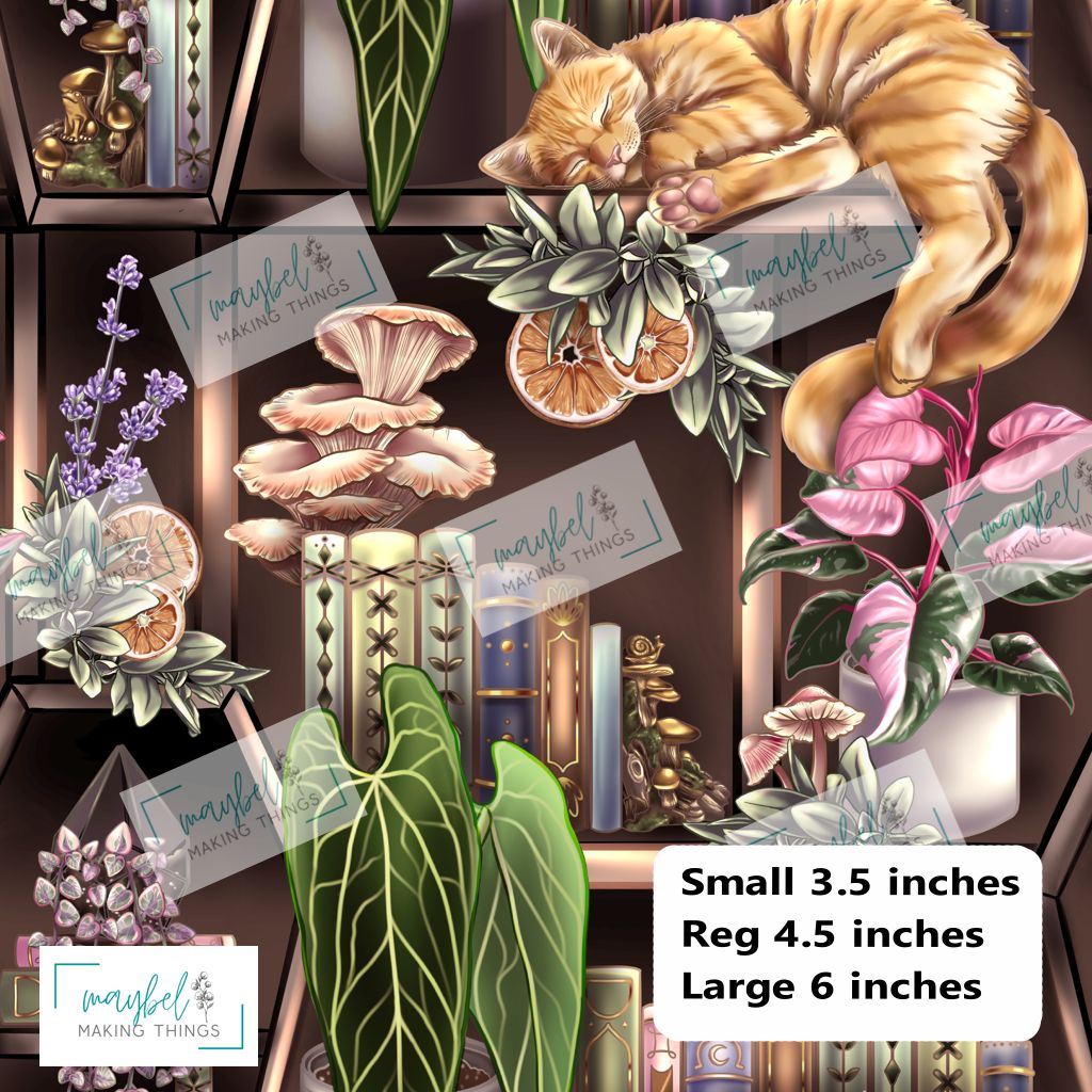 Ginger Cat Bookshelf REGULAR - Smooth Vinyl 0.5m Retail