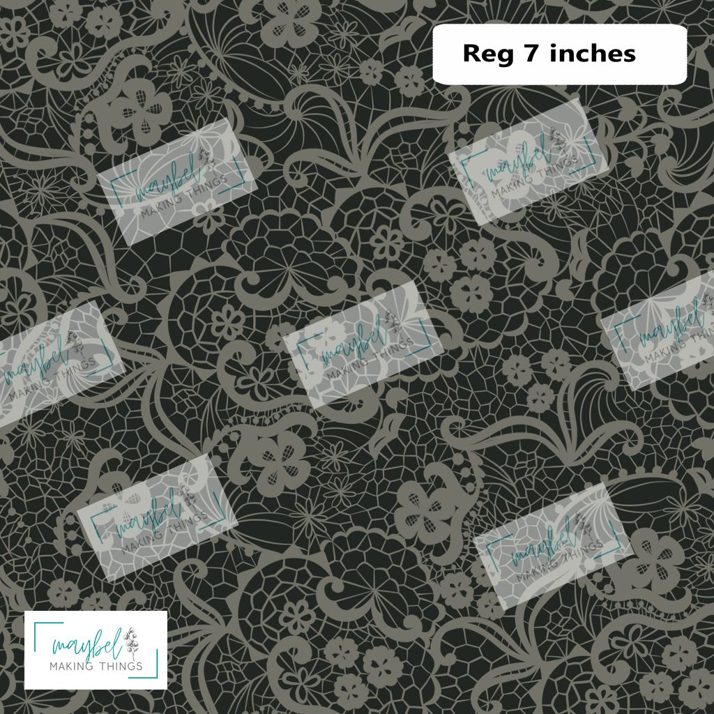 Lace Dreams Grey on Charcoal Co-Ordinate - Pre-Order Round 7 Mythical and Macabre July 2026