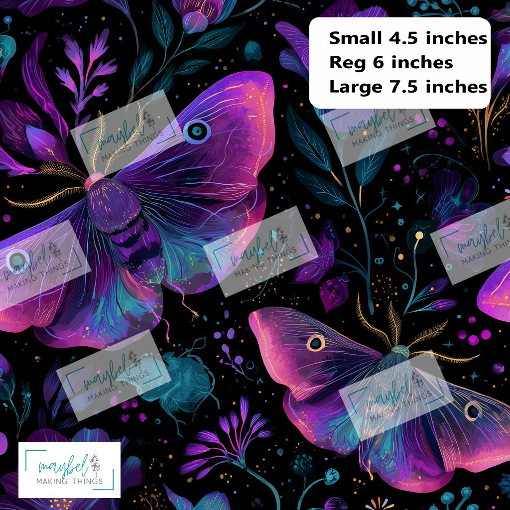 Neon Floral Moths - Pre-Order Round 5 After Midnight May 2026