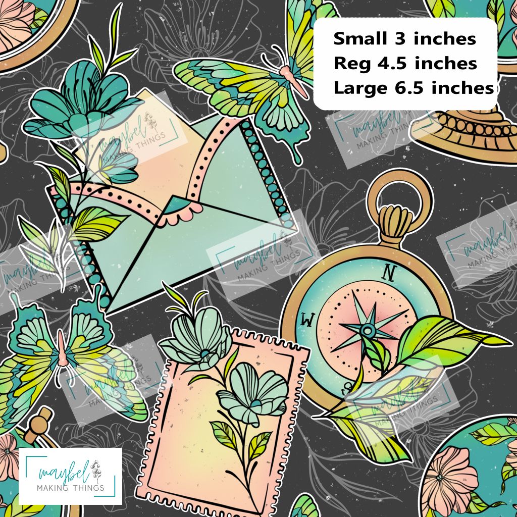 Floral Travels Charcoal - Pre-Order Round 6 Whimsy with a hint of Spice June 2026
