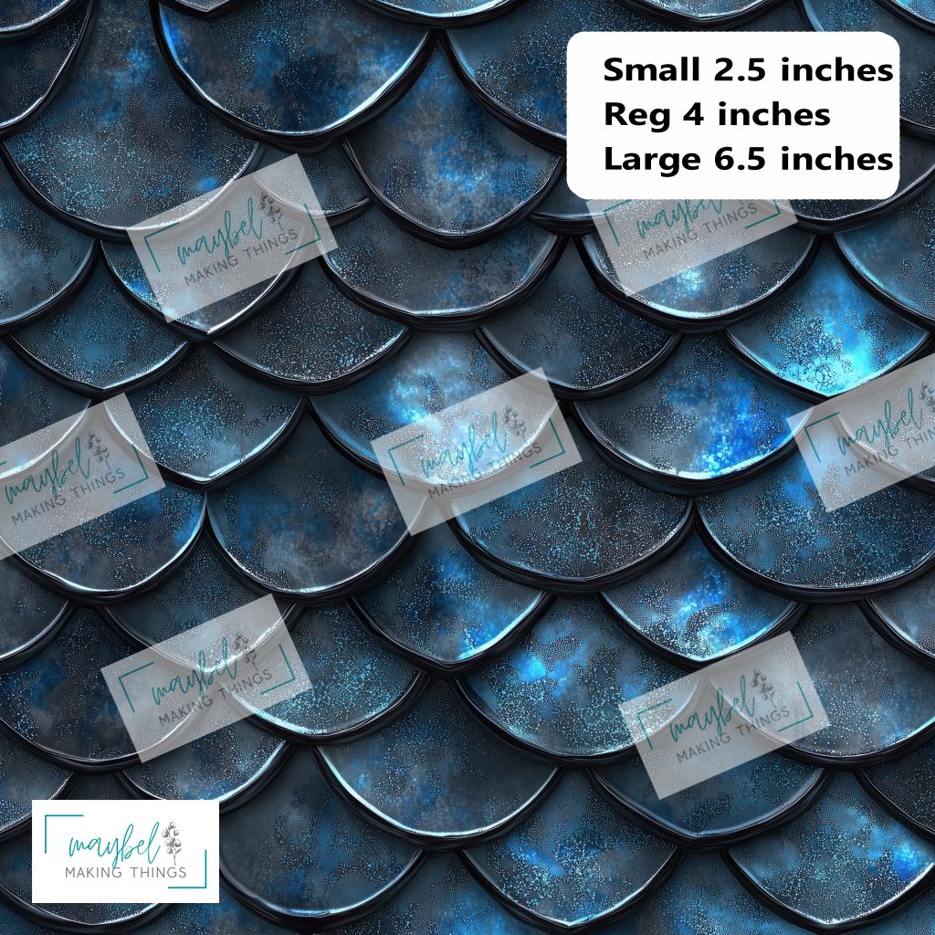 Scales - Grey Blue - Coordinate - Pre-Order Round 8 Bloom in the Wild August 2026