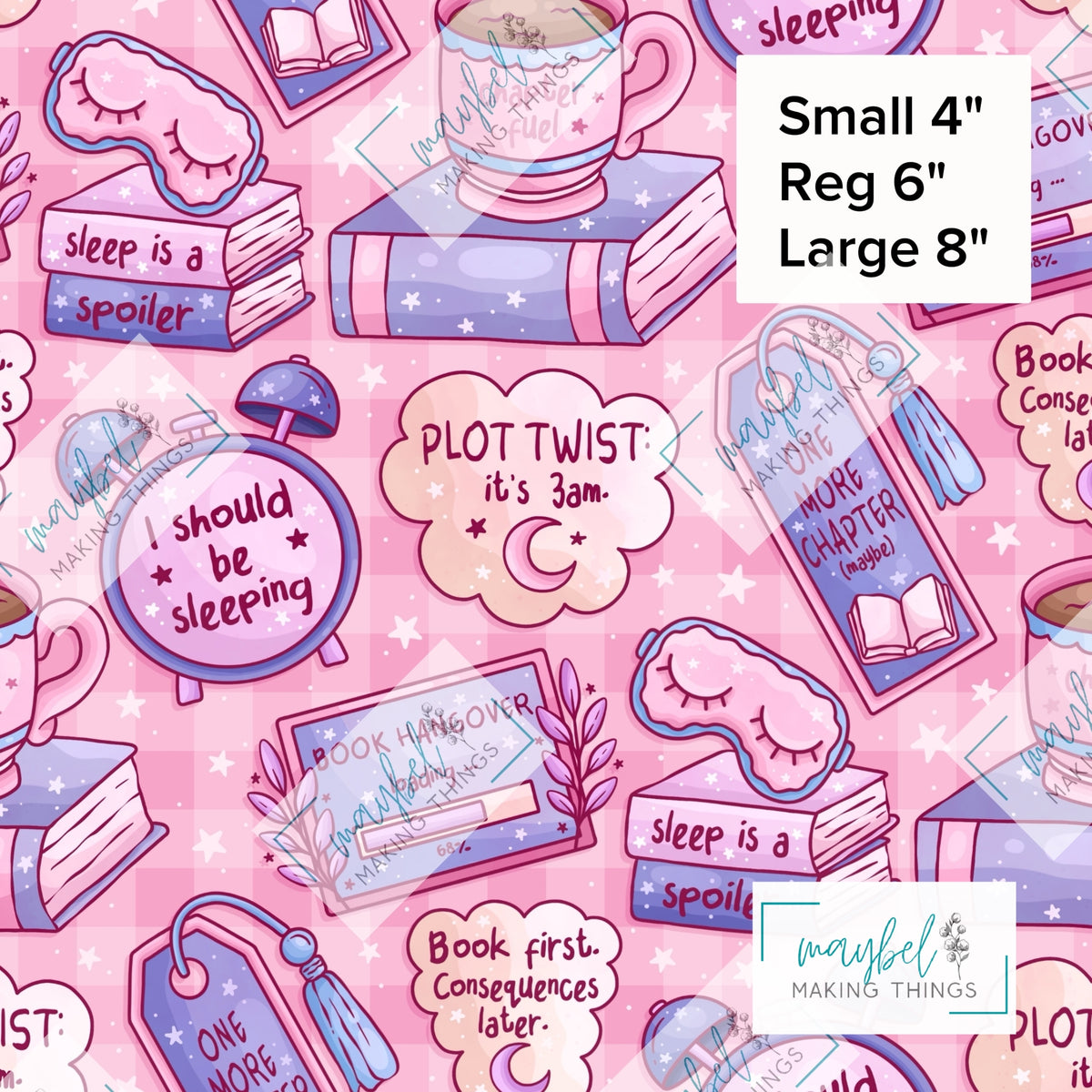 Sleep is a spoiler Pink - Pre-Order Round 10 Pretty Wild Things and Paperbacks October 2026