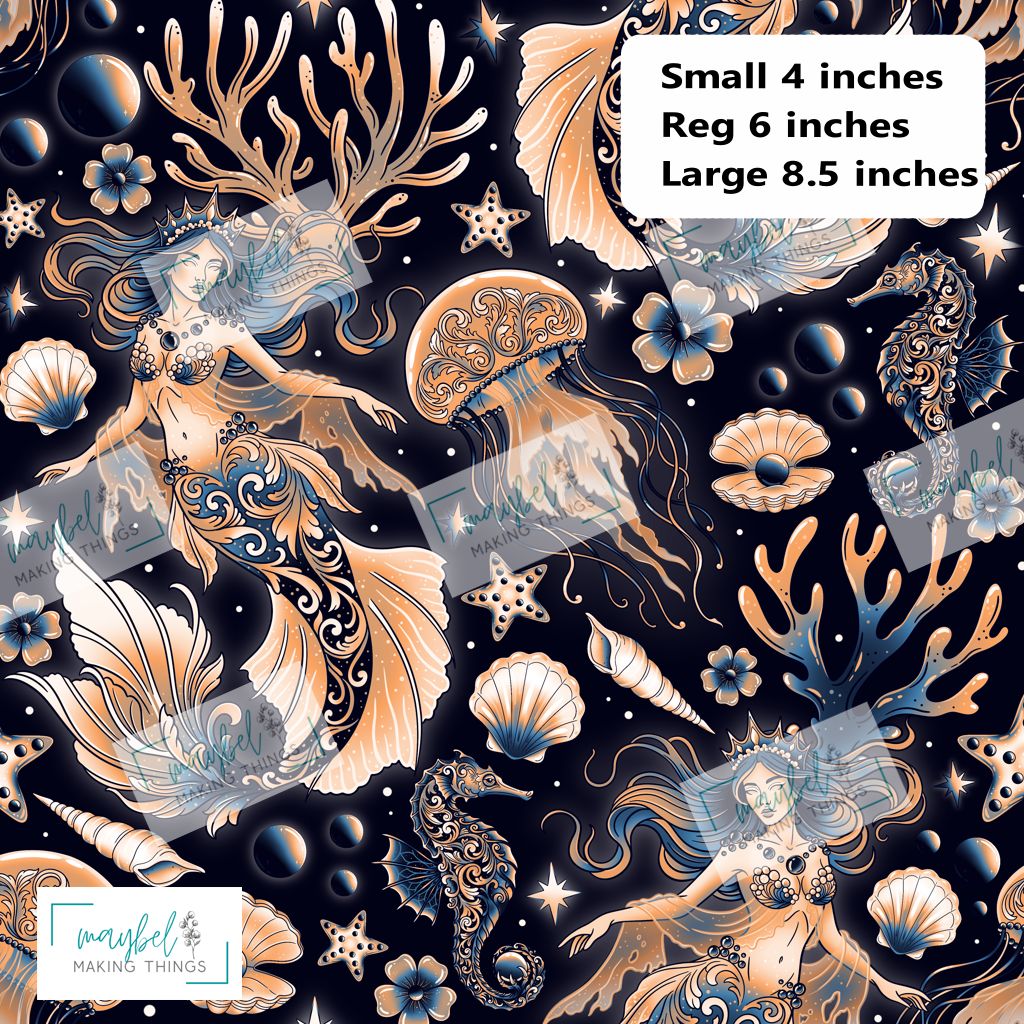 Siren Reef Blue and Peach - Pre-Order Round 6 Whimsy with a hint of Spice June 2026