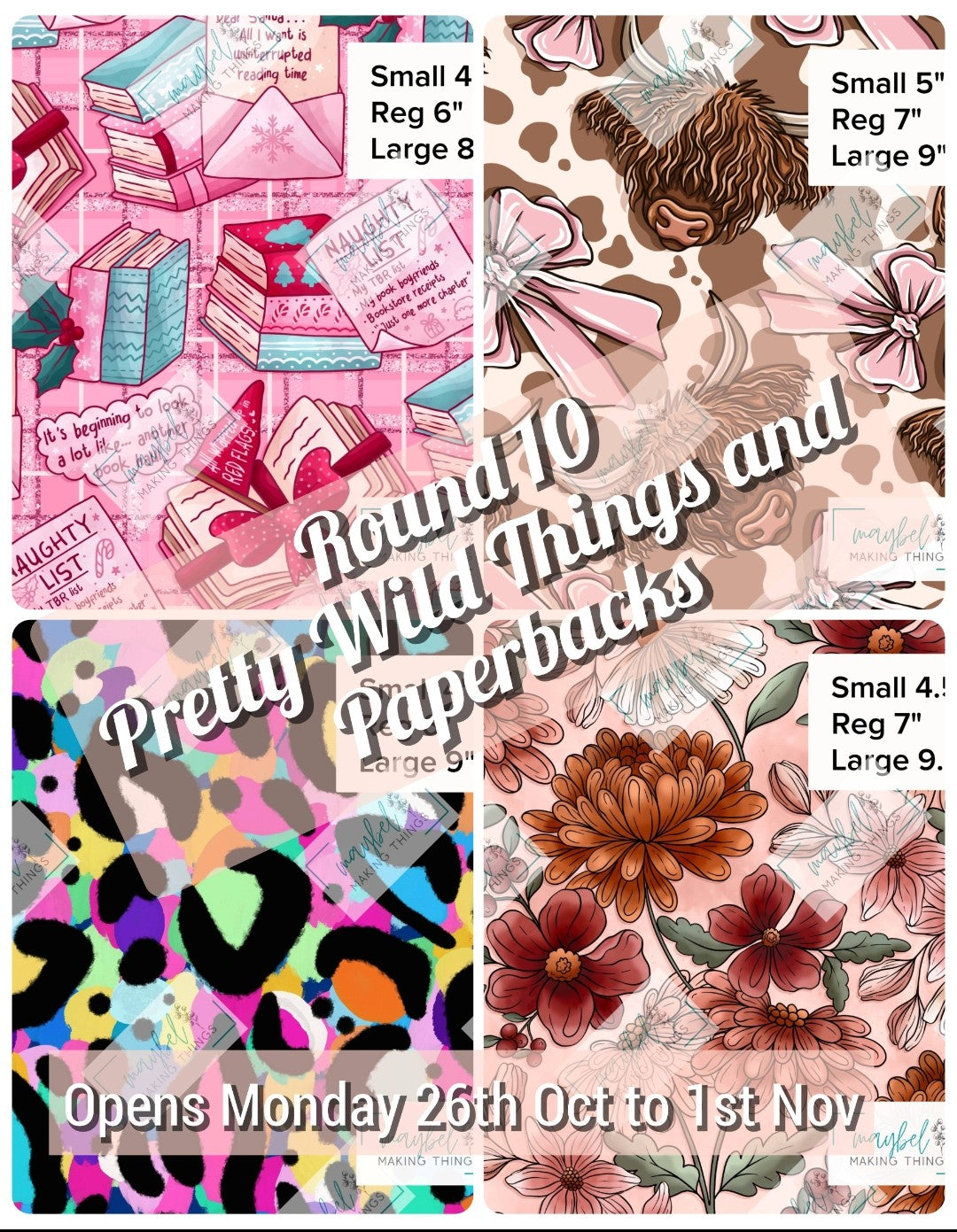 Pre-Order Round 10 Pretty Wild Things and Paperbacks