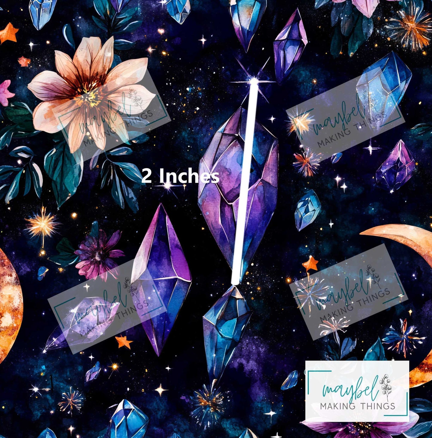 Boho Crystal Moon Floral - Pre-Order Round 1