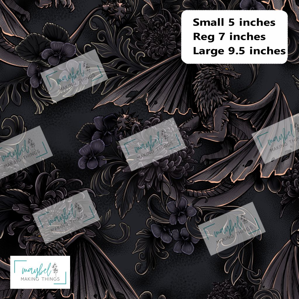 Camouflage Dragon- SMALL Smooth Vinyl 0.5m Retail