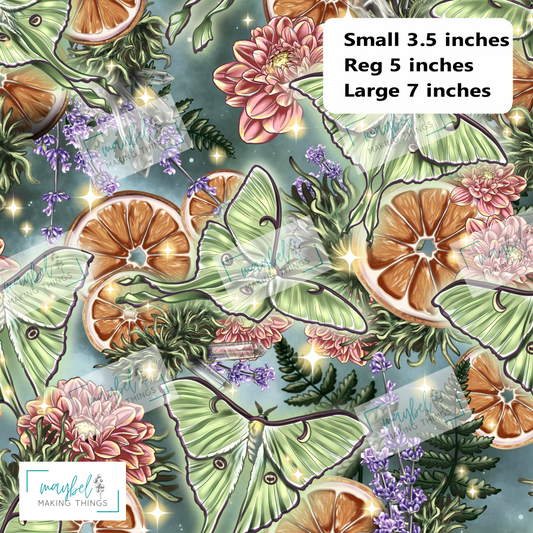 Citrus Moth - SMALL - Litchi Vinyl 0.5m Retail