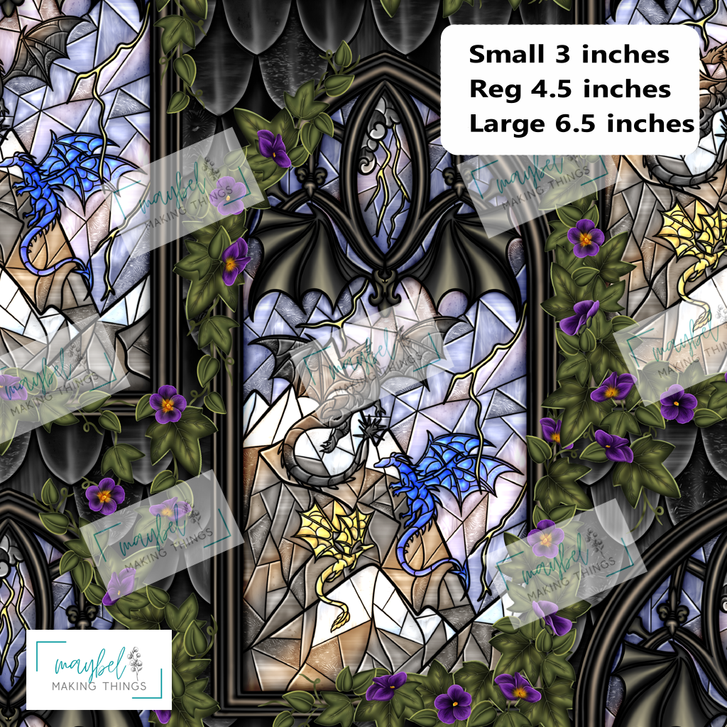 Dragons Flight Glass - REG - Litchi Vinyl 0.5m Retail