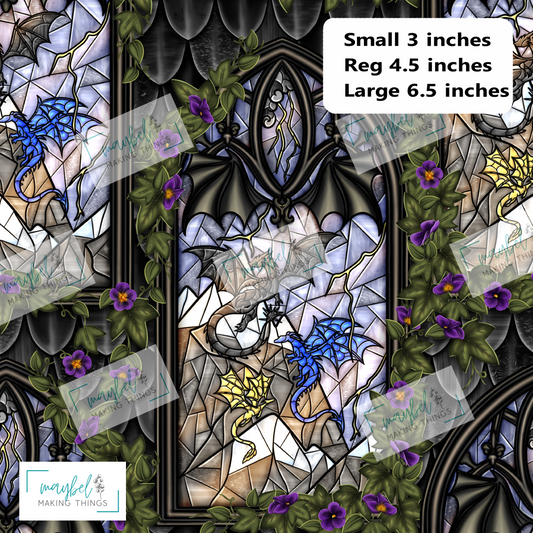 Dragons Flight Glass - REG - Litchi Vinyl 0.5m Retail