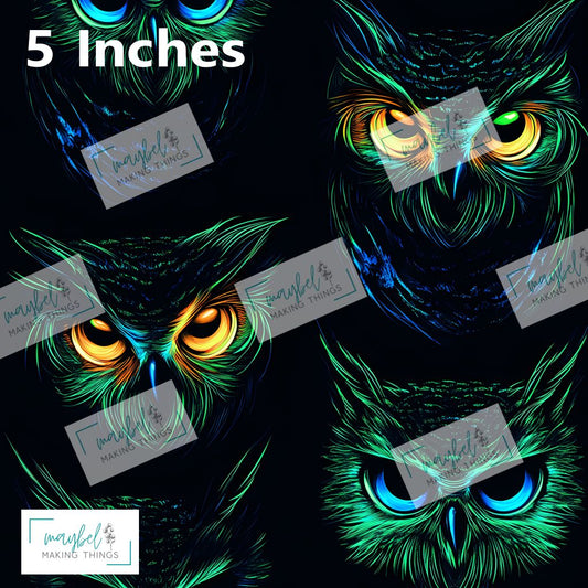 Green Owls - Litchi Vinyl 0.5m Retail