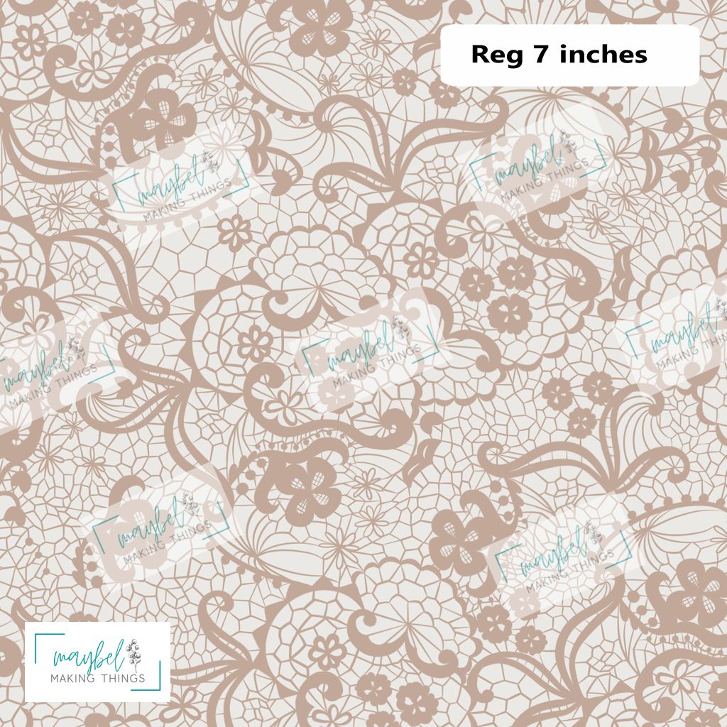 Lace Dreams Light Brown on Cream Co-Ordinate - Pre-Order Round 7 Mythical and Macabre July 2026