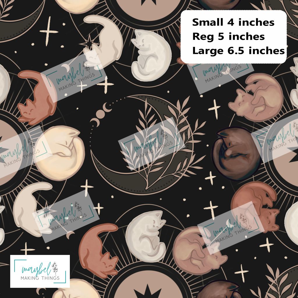 Moon Phases Cat - Pre-Order Round 9 Paws, Petals and Pages September 2026