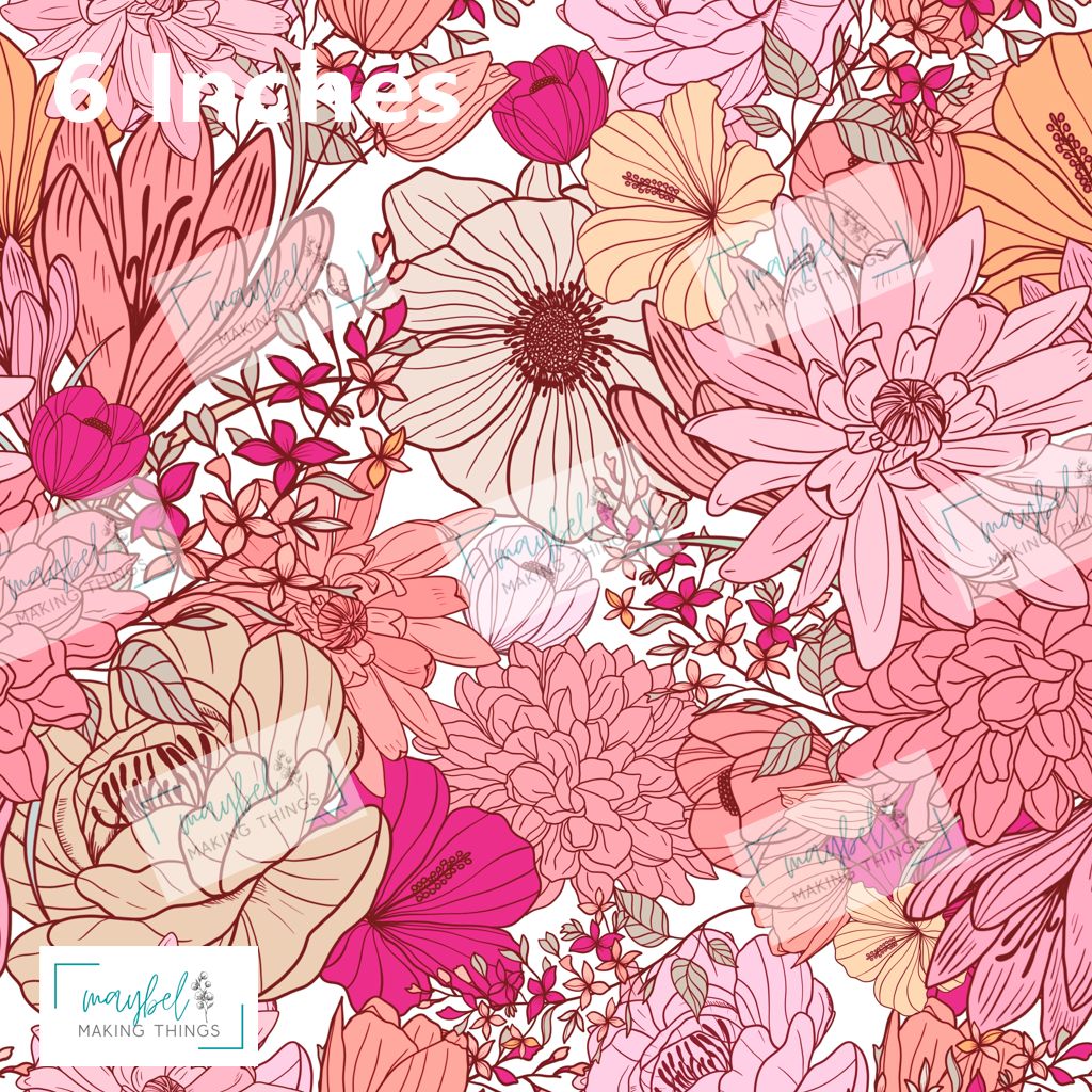 Pink Boho Floral - Pre-Order Round 5