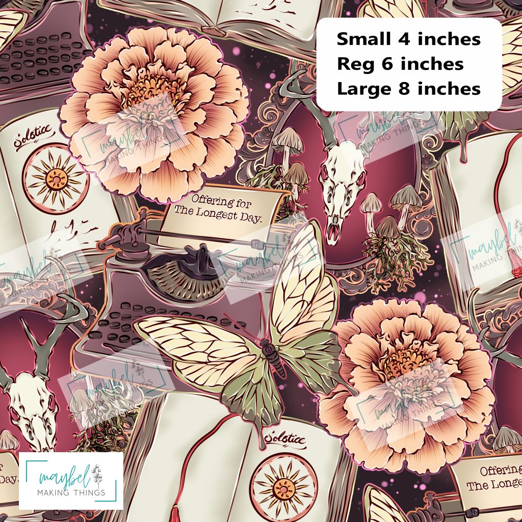 Summer Solstice - SMALL - Litchi Vinyl 0.5m Retail