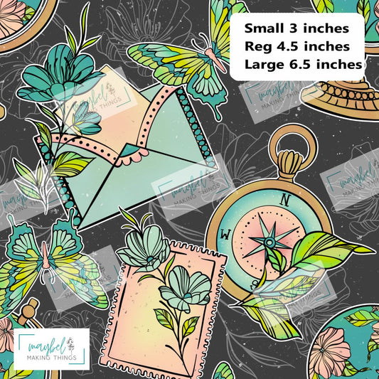 Floral Travels Charcoal - Pre-Order Round 6 Whimsy with a hint of Spice June 2026