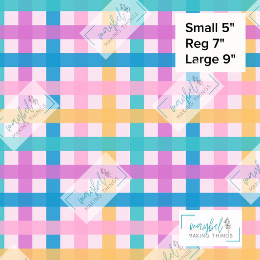 Blue Purple Gingham Coordinate - Pre-Order Round 10 Pretty Wild Things and Paperbacks October 2026