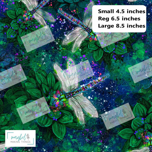 Green Dragonfly - REGULAR - Cotton Canvas 1m Retail
