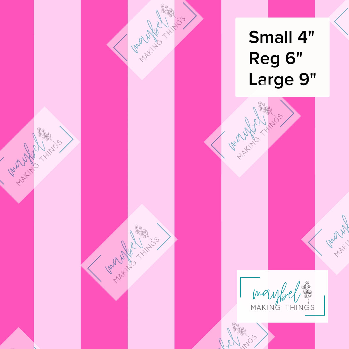 Hot Pink Stripes Coordinate - Pre-Order Round 10 Pretty Wild Things and Paperbacks October 2026