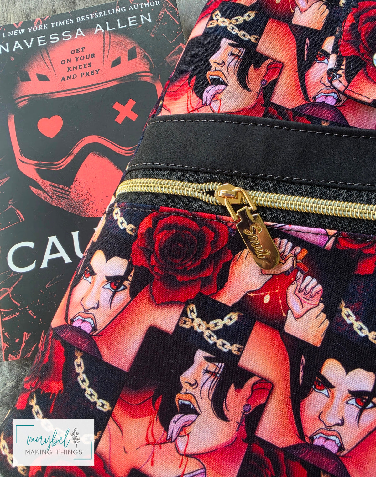 Large Book Sleeve - Vampire Suck Me (In Stock)
