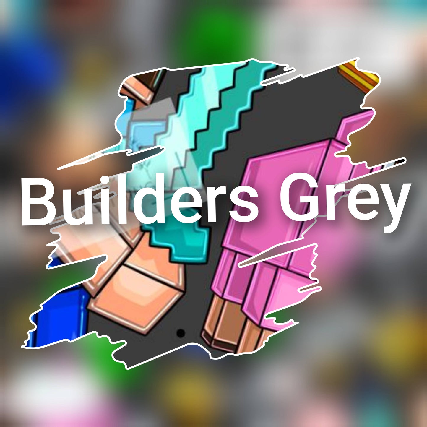 Builders Grey - Litchi Vinyl 0.5m Retail
