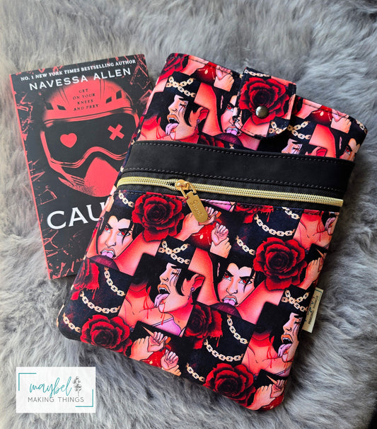 Large Book Sleeve - Vampire Suck Me (In Stock)