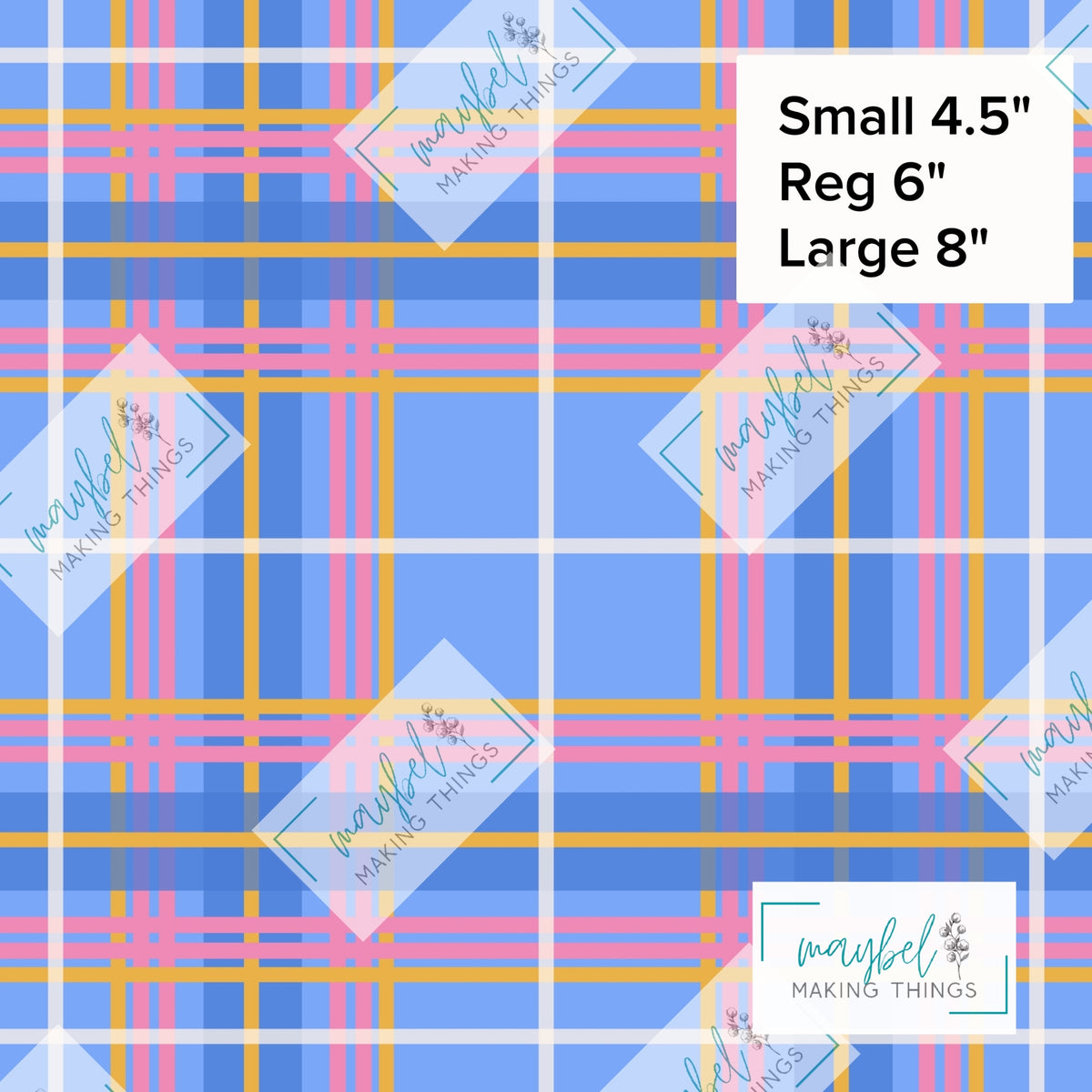 Blue Tartan Coordinate - Pre-Order Round 10 Pretty Wild Things and Paperbacks October 2026