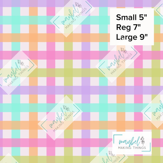 Bright Pastel Gingham Coordinate - Pre-Order Round 10 Pretty Wild Things and Paperbacks October 2026