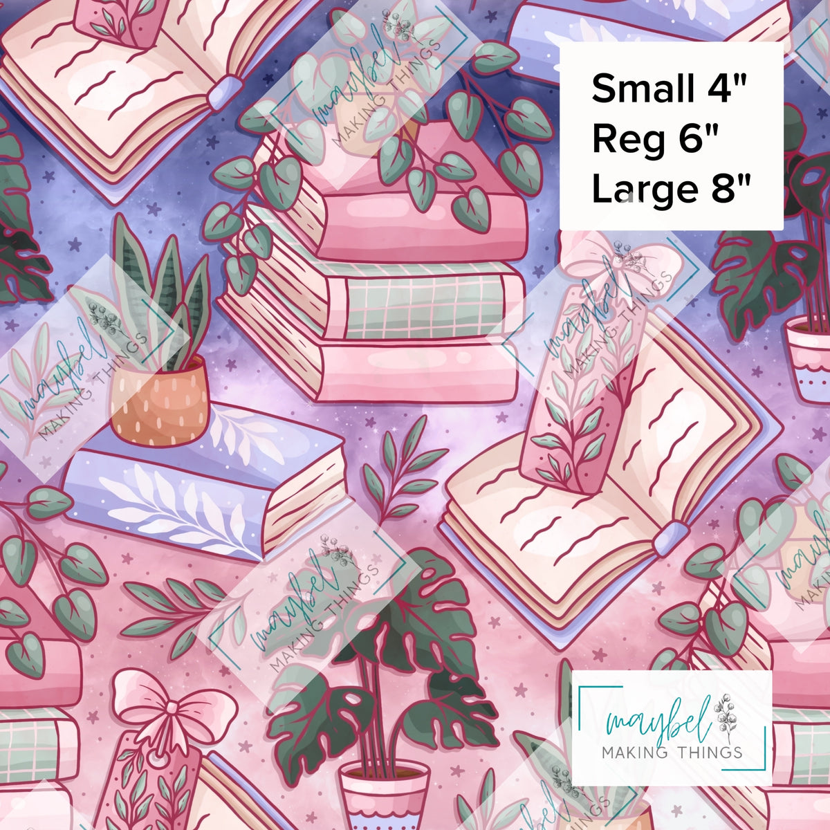 Books and Houseplants Ombre - Pre-Order Round 10 Pretty Wild Things and Paperbacks October 2026