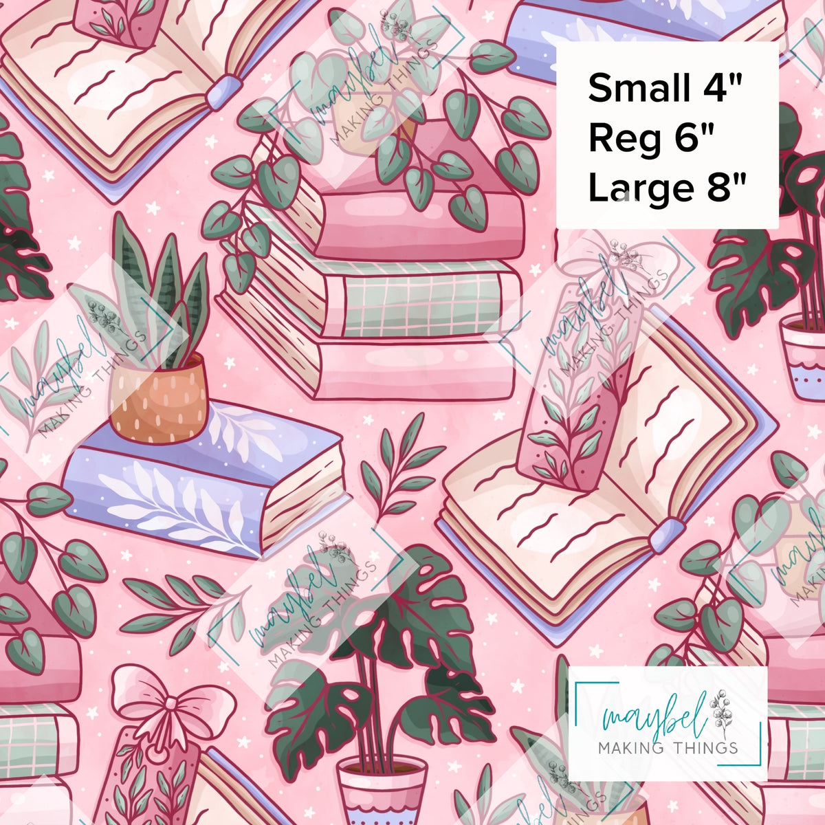 Books and Houseplants Pink - Pre-Order Round 10 Pretty Wild Things and Paperbacks October 2026