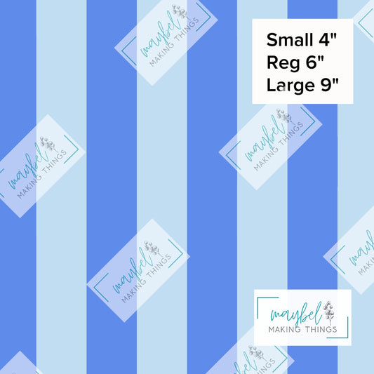 Blue Stripes Coordinate - Pre-Order Round 10 Pretty Wild Things and Paperbacks October 2026