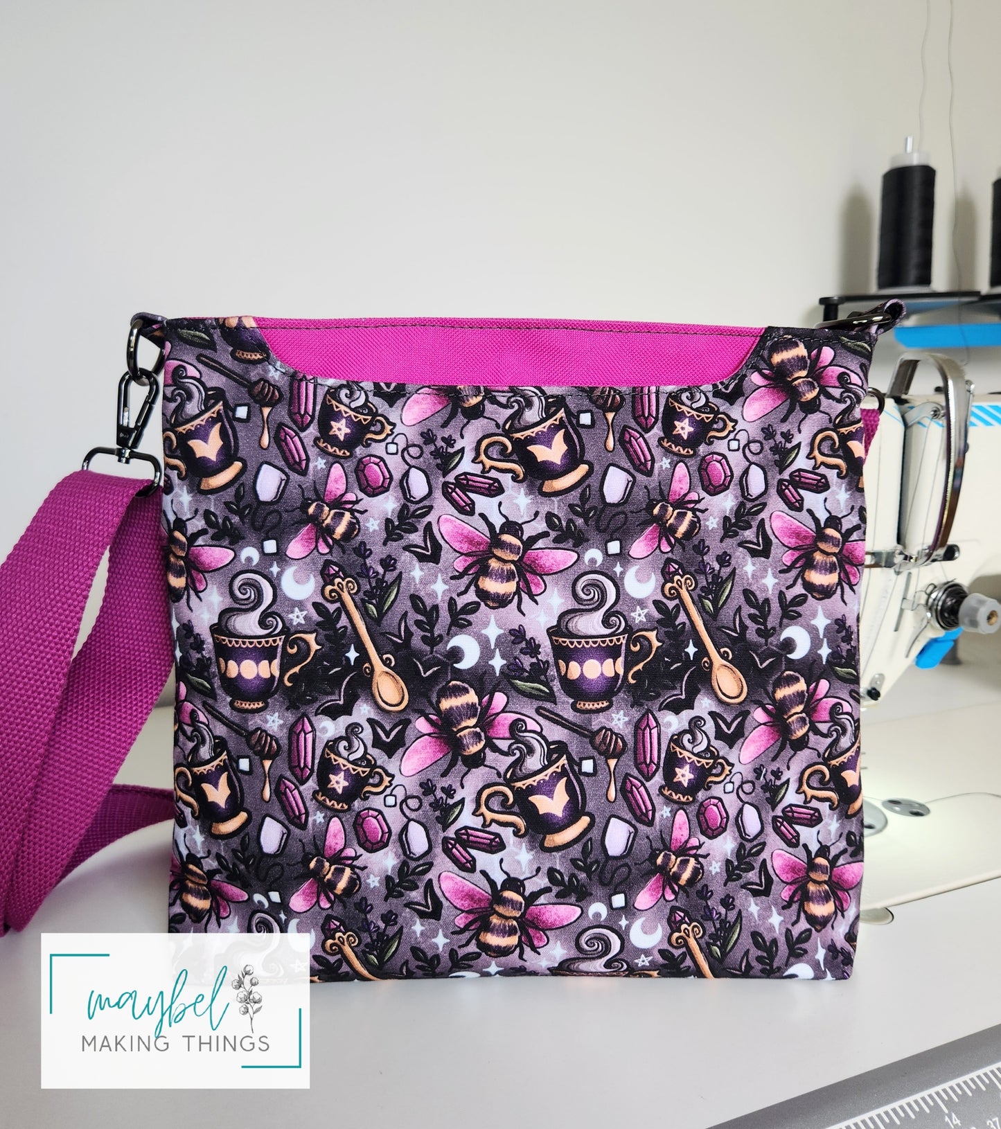 Crossbody Bag -Honey Tea Charcoal "The One With More Me Know"