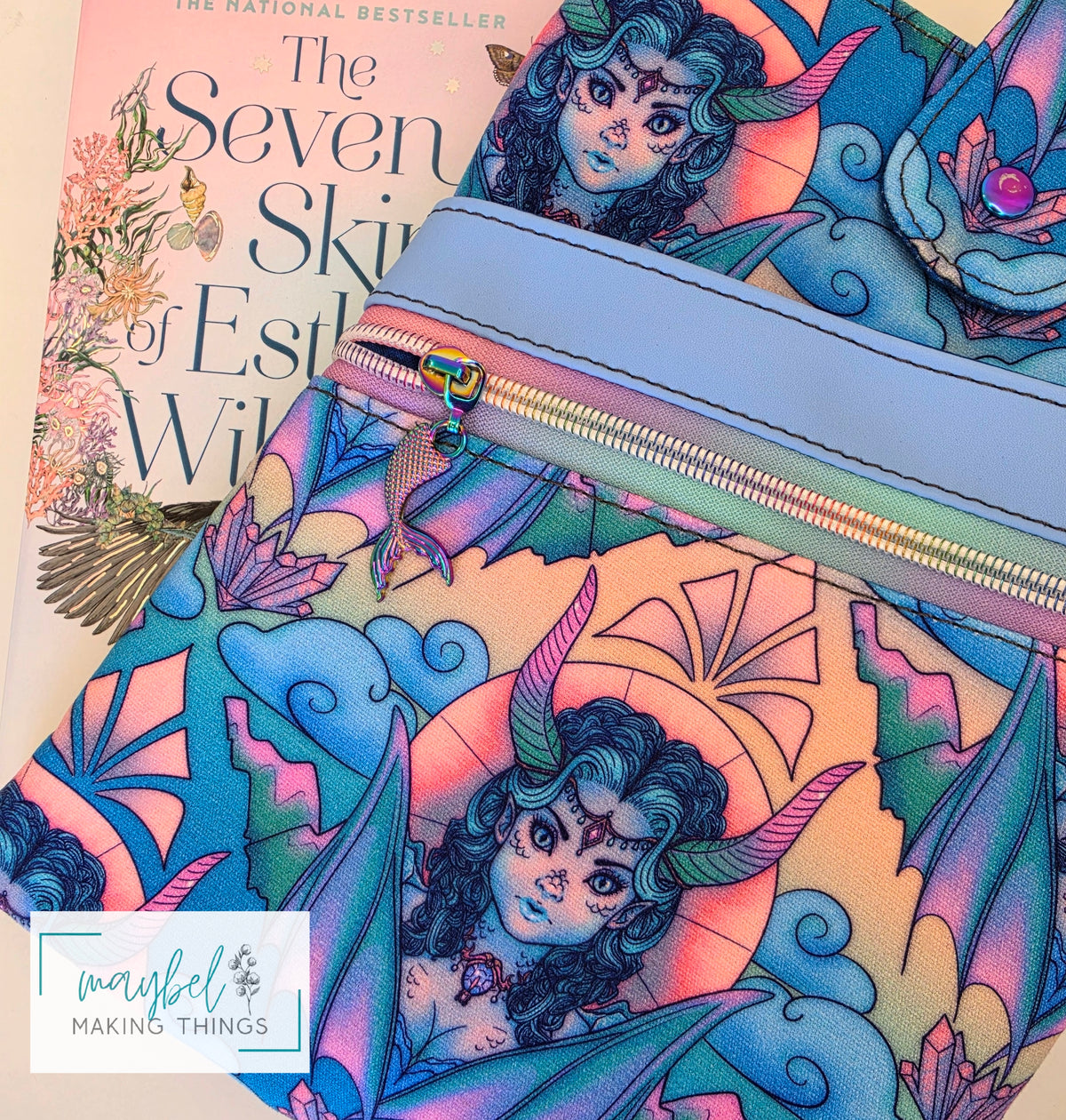 Large Book Sleeve - Ocean DragonMiss (In Stock)