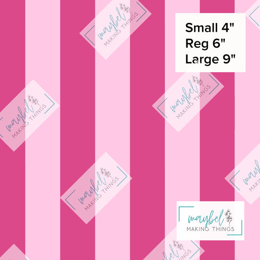 Magenta Pink Stripes Coordinate - Pre-Order Round 10 Pretty Wild Things and Paperbacks October 2026