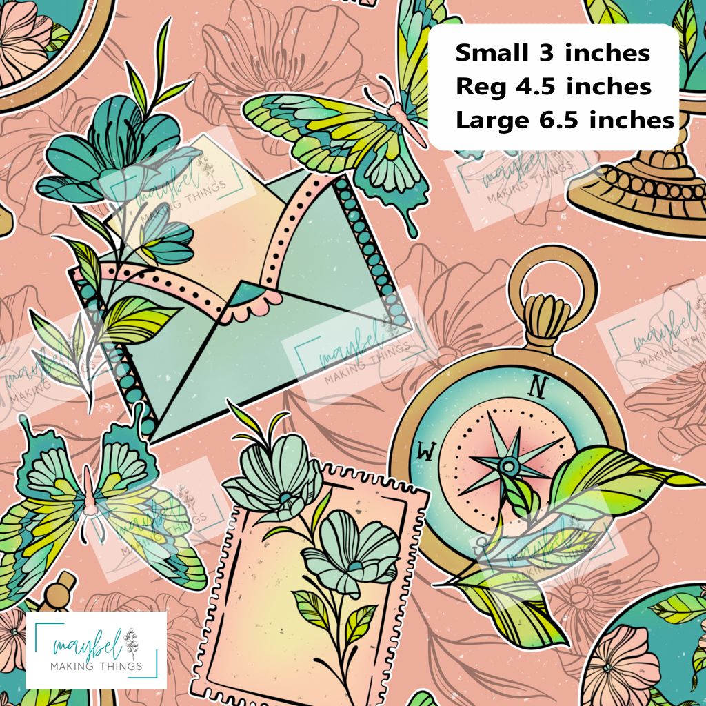 Floral Travels Pink - Pre-Order Round 6 Whimsy with a hint of Spice June 2026