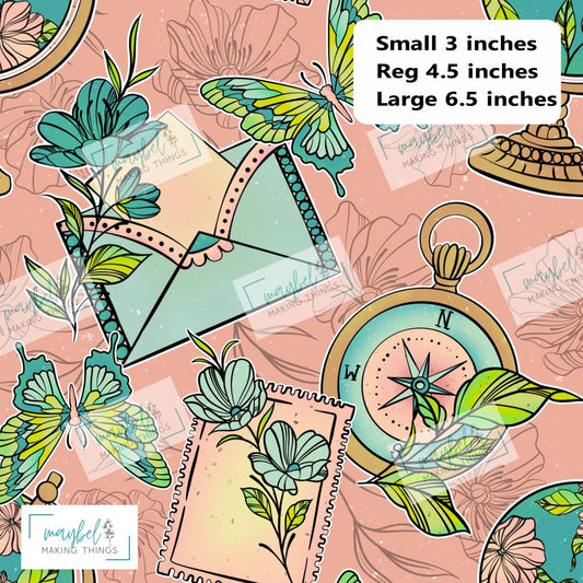 Floral Travels Pink - Pre-Order Round 6 Whimsy with a hint of Spice June 2026